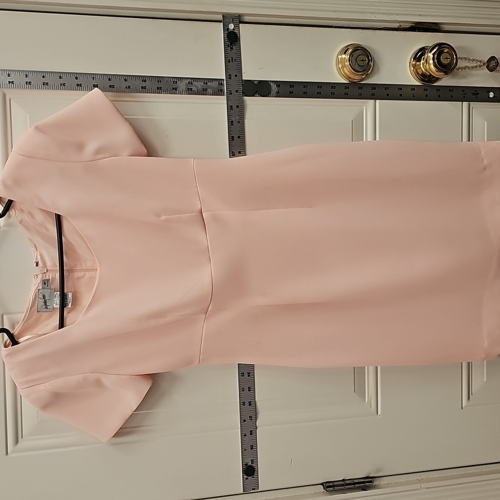 Elegant, Wedding, Bride, Pink, Women's, Midi, Dress, Formal, Vintage, 90s, Party - Picture 1 of 7